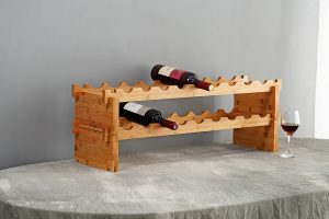 Mosa Natural bamboo wine rack holder