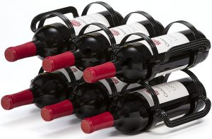 mango steam countertop 6 bottle wine rack